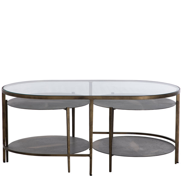 Gabby Northampton 3 Piece Coffee Table Set Perigold